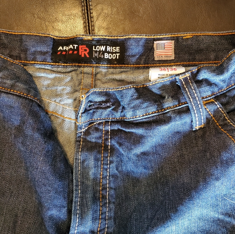 Ariat FR Carpenter Jeans 36x36 M4 Boot